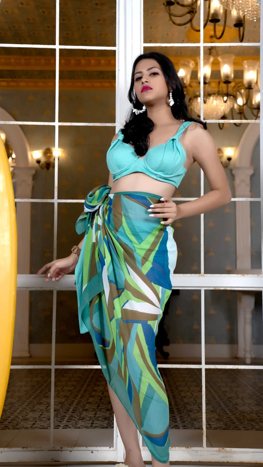 Silk Beach Printed Pareo
