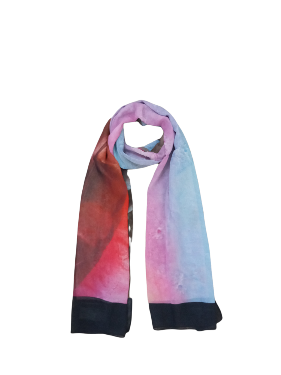 Georgette t Digital Print  Scarf