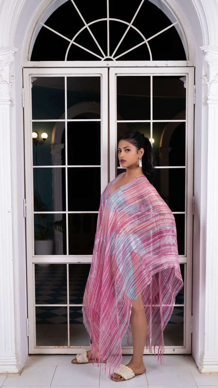 3 Button beachwear Coverup