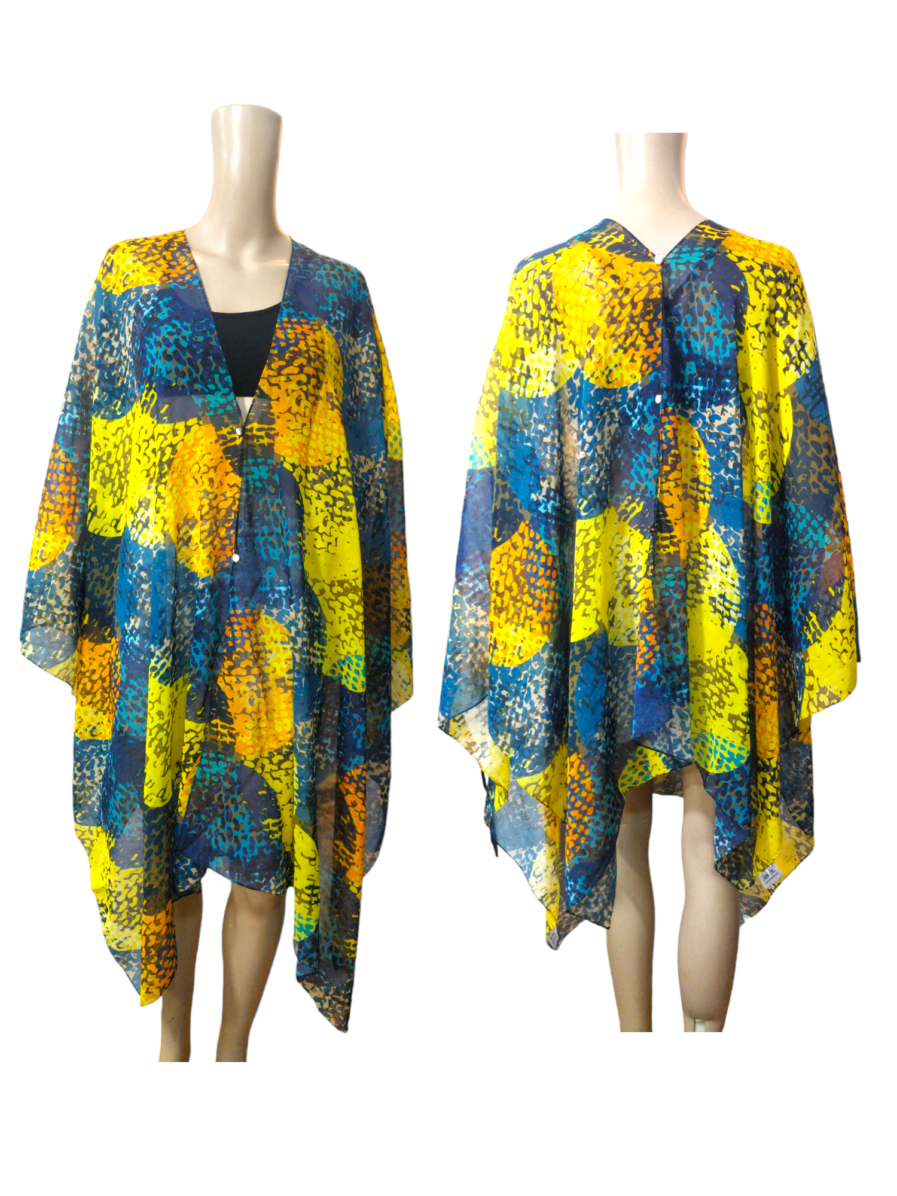 3 Button Printed Cover up