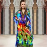 Digital Silk Kaftan