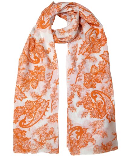 100% Modal Flower Printed Scarves