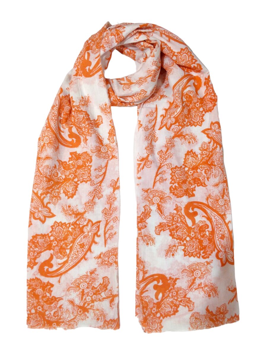 100% Modal Flower Printed Scarves