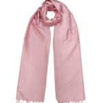 Plain Silk Fringes Scarfs